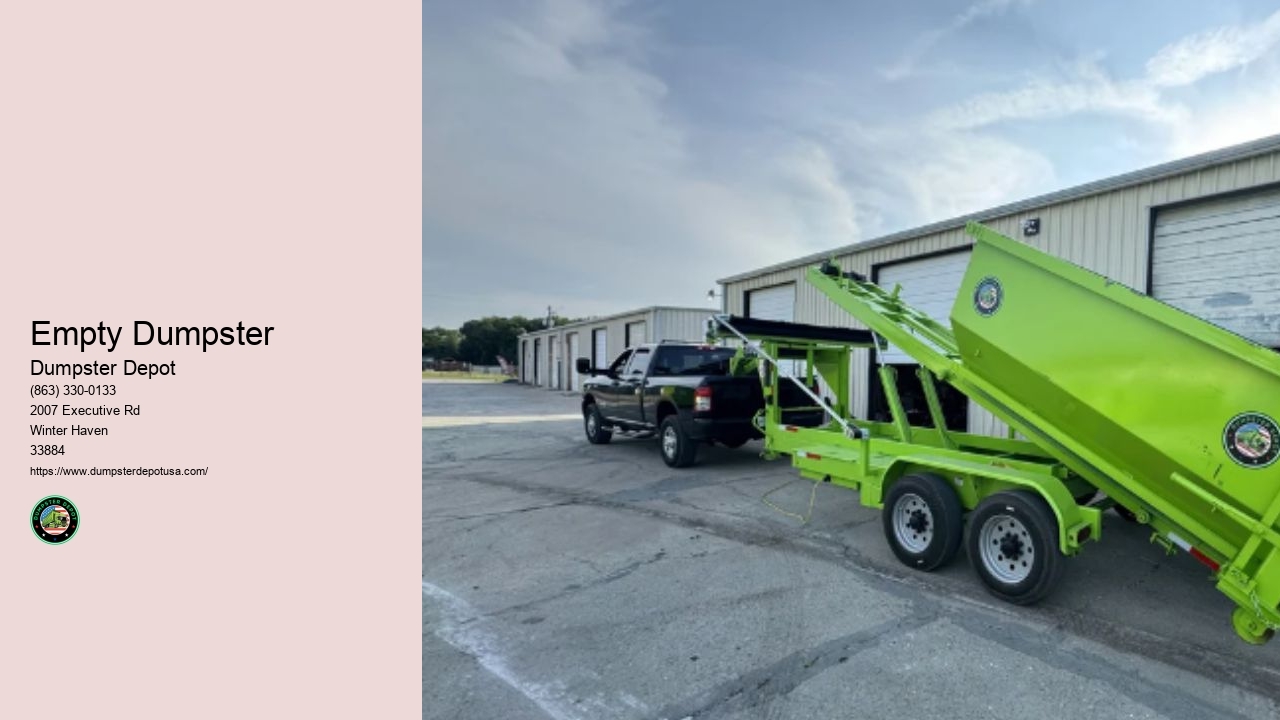 Yard Debris Dumpster Rental Near Me