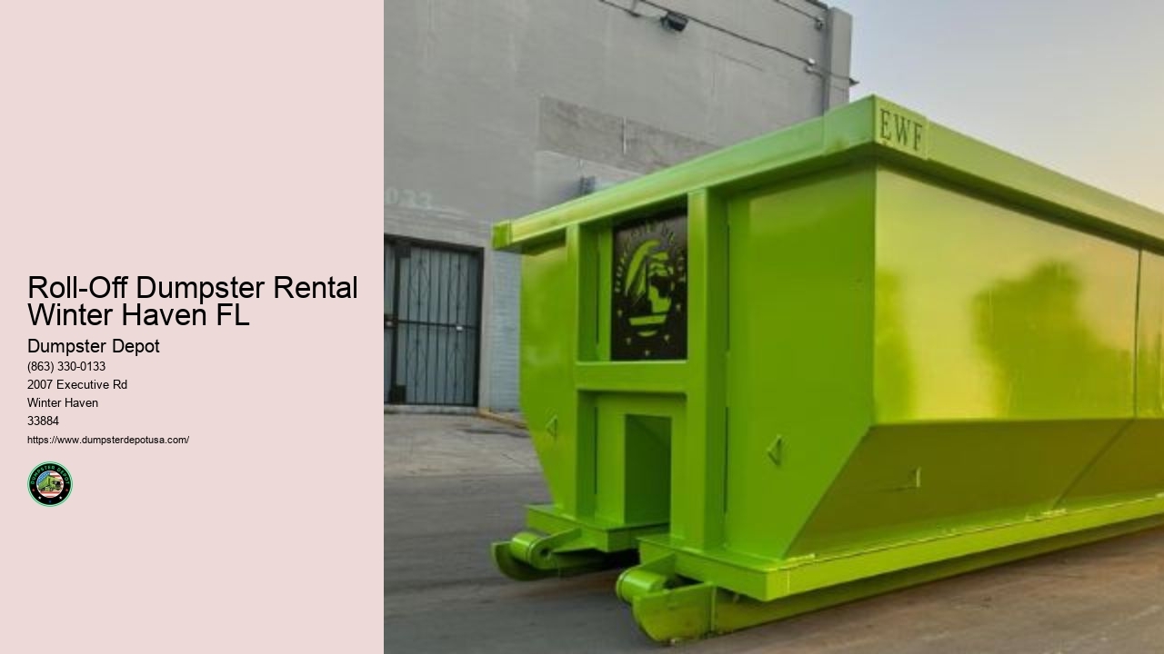 Roll-Off Dumpster Rental Winter Haven FL