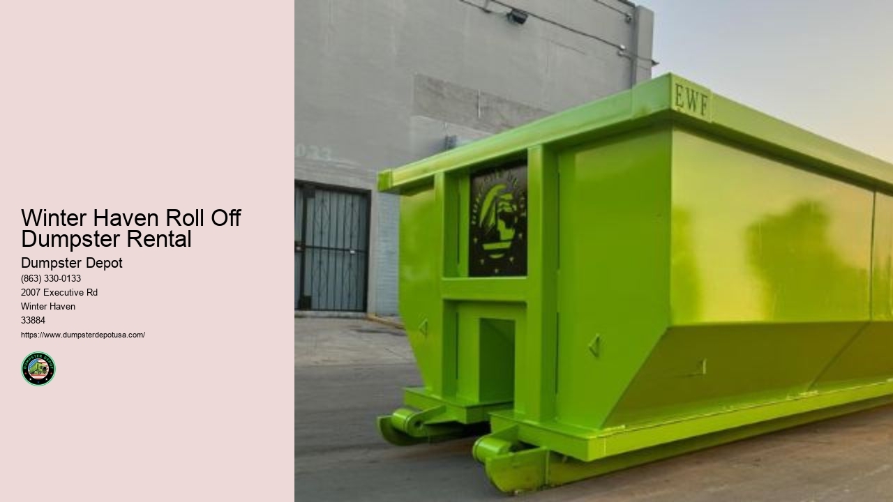 Small Size Dumpster Rental