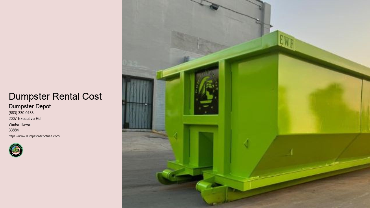 Waste Disposal Dumpster Rental